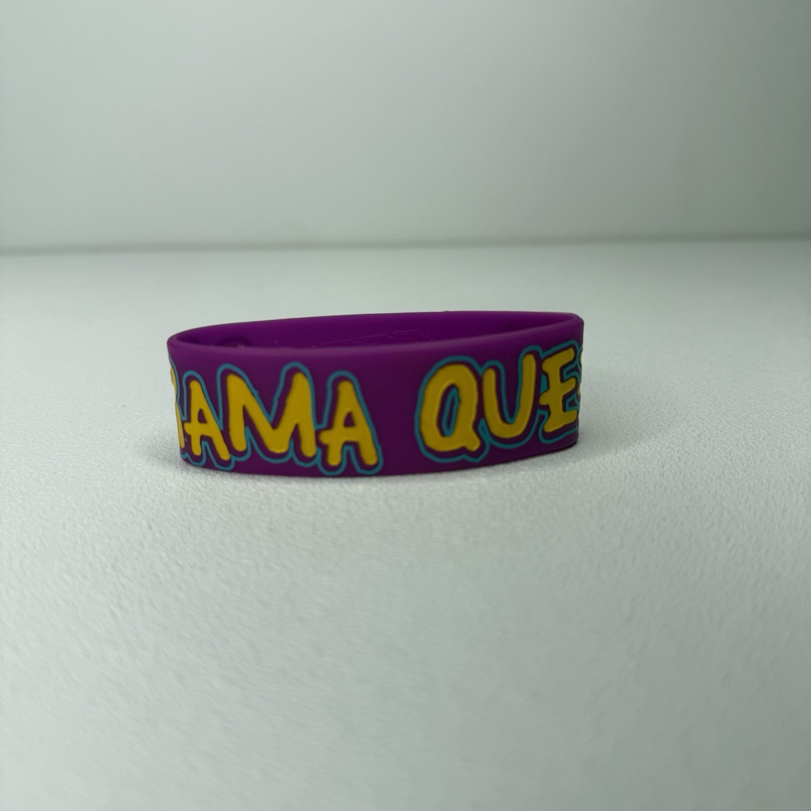 Radbandz DRAMA QUEEN Hot Topic Silicone Wristband Bracelet Purple Youth Size