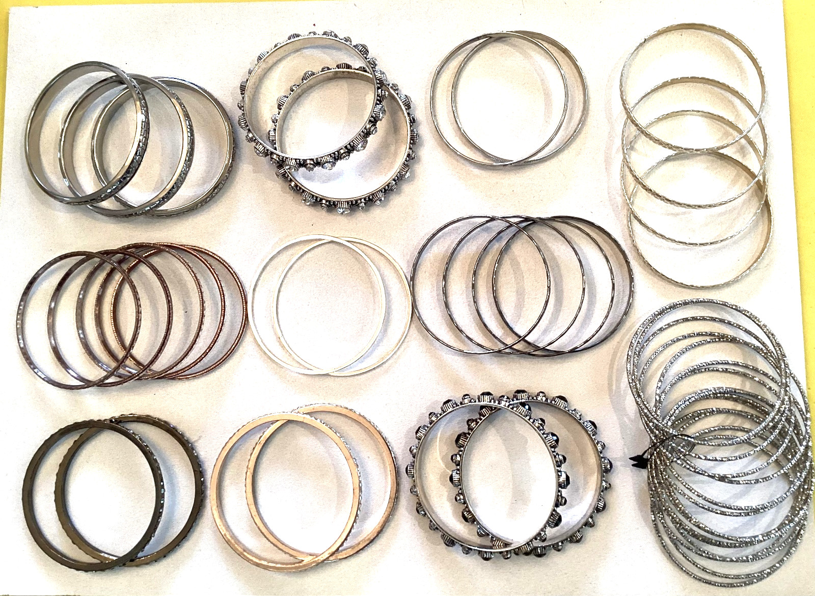 Stackable Bangle Bracelets, 11 Sets