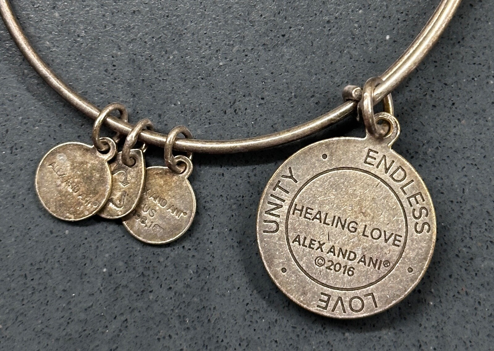 ALEX AND ANI LOT OF 5 BRACELETS J, Healing Love, Path of Life, Moms Love, USA