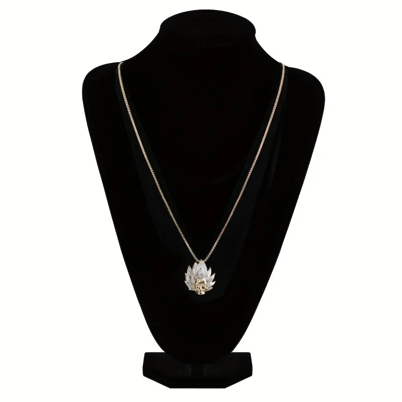 Dragon Ball Goku Head Golden Necklace Cartoon Superhero Jewelry Pendant