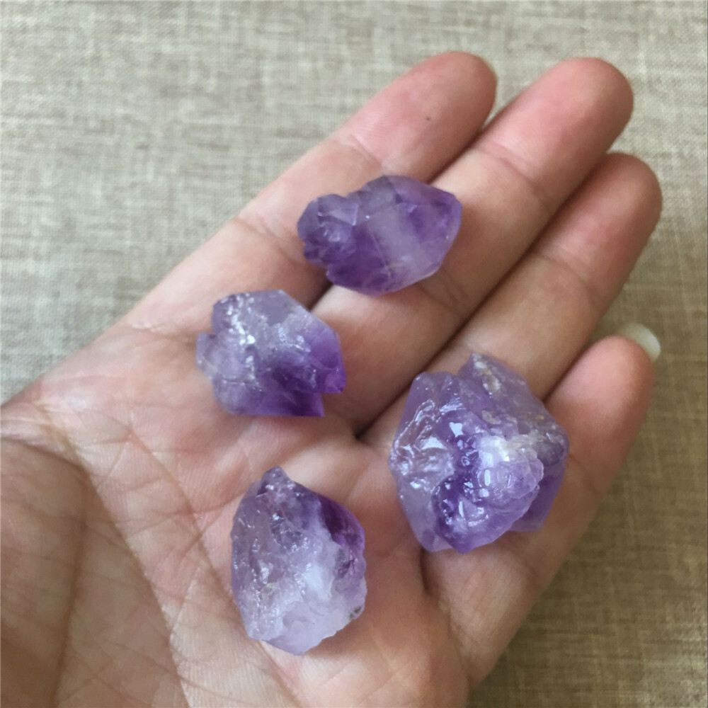 Lot 100g Natural Amethyst Rough Quartz Crystal Mineral Specimens Healing Stone