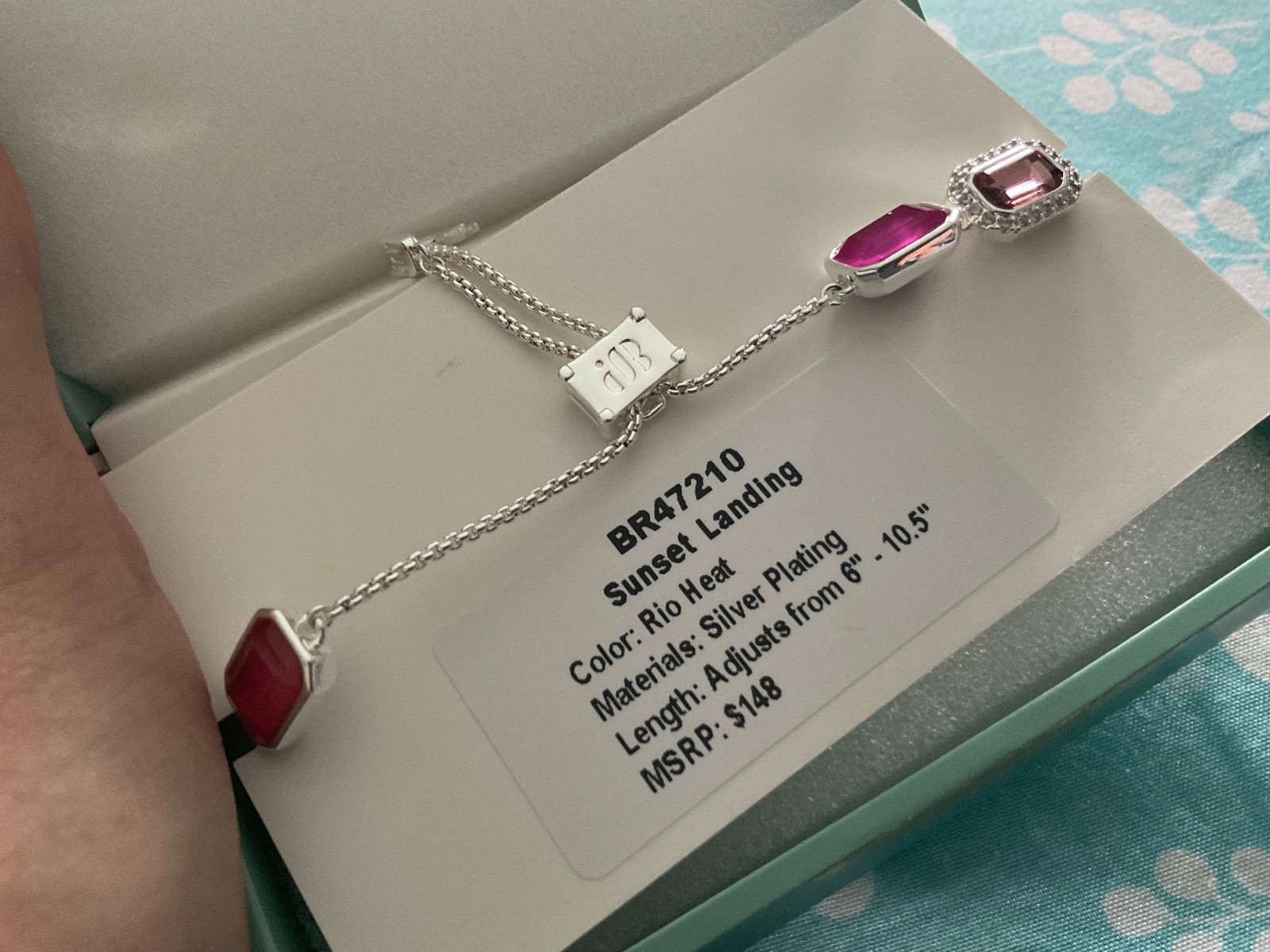 Bomb Party Jewel Candy Sunset Landing Rio Heat silver plated 2026 bracelet