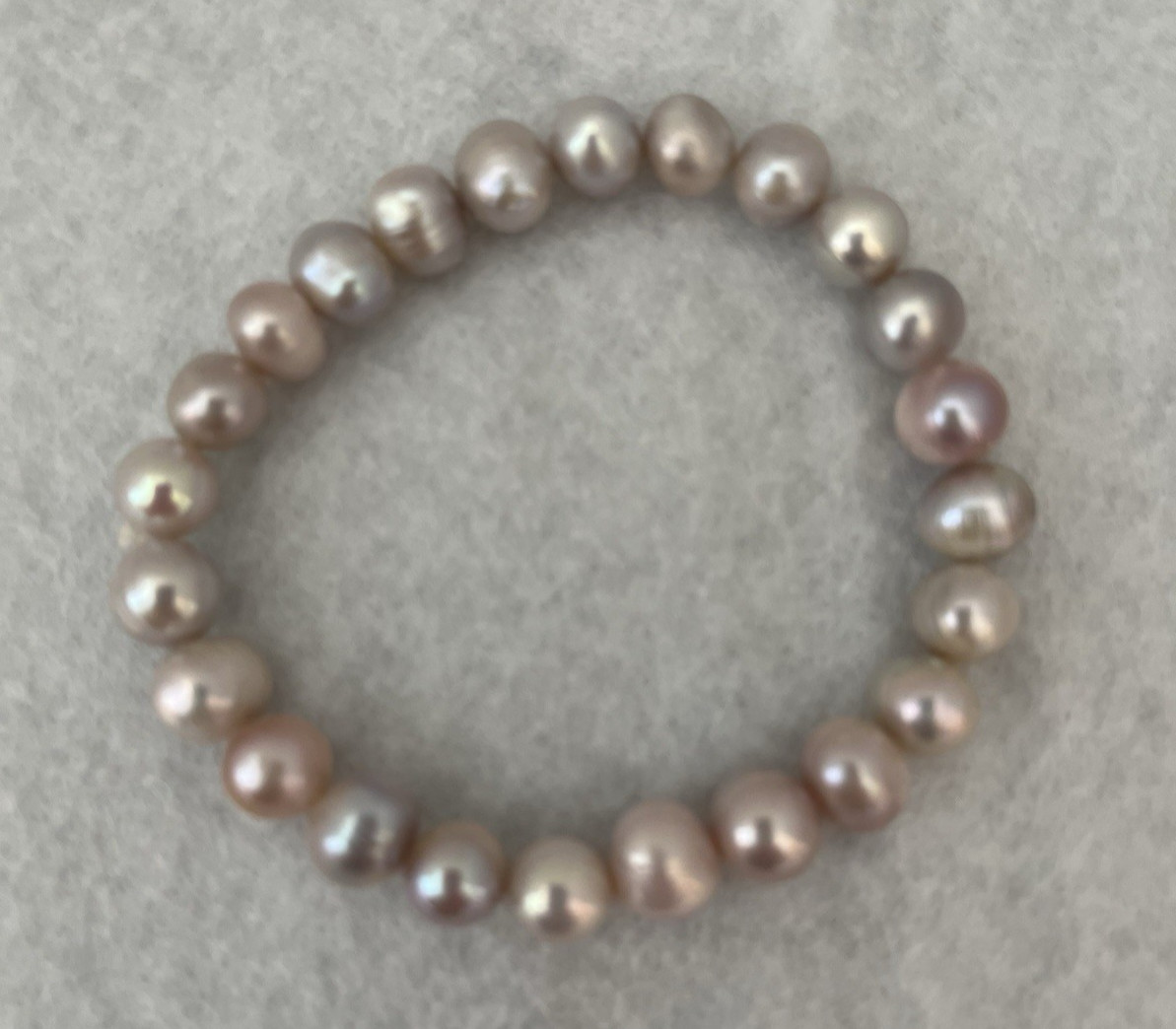 NWT Multicolor Fresh Water Pearl 16″ necklace & Stretch Bracelet SET