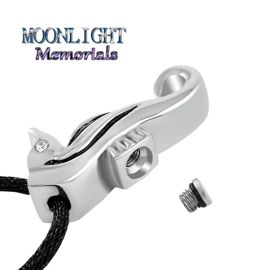 New Seahorse Cremation Sea horse Urn Keepsake Ashes Memorial Necklace
