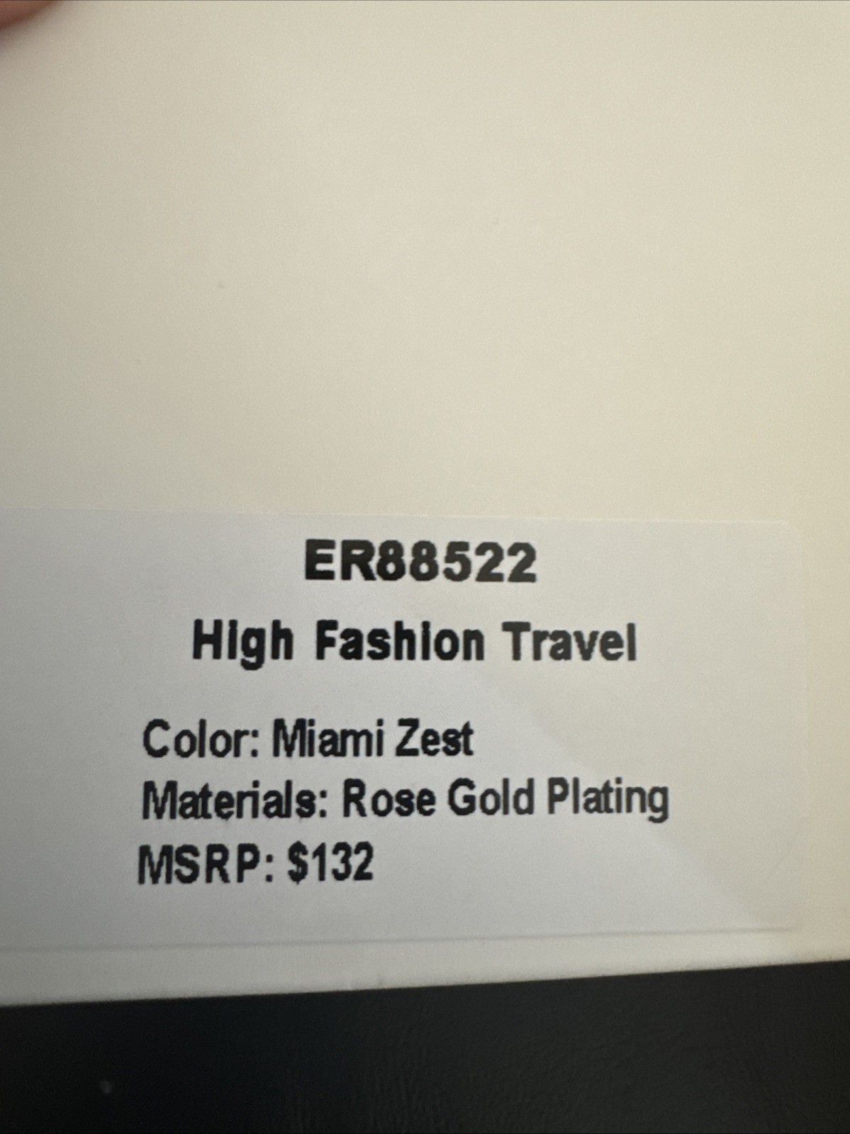 BOMB PARTY JEWEL CANDY EARRINGS MIAMI ZEST HIGH FASHION TRAVEL ROSE ER88522