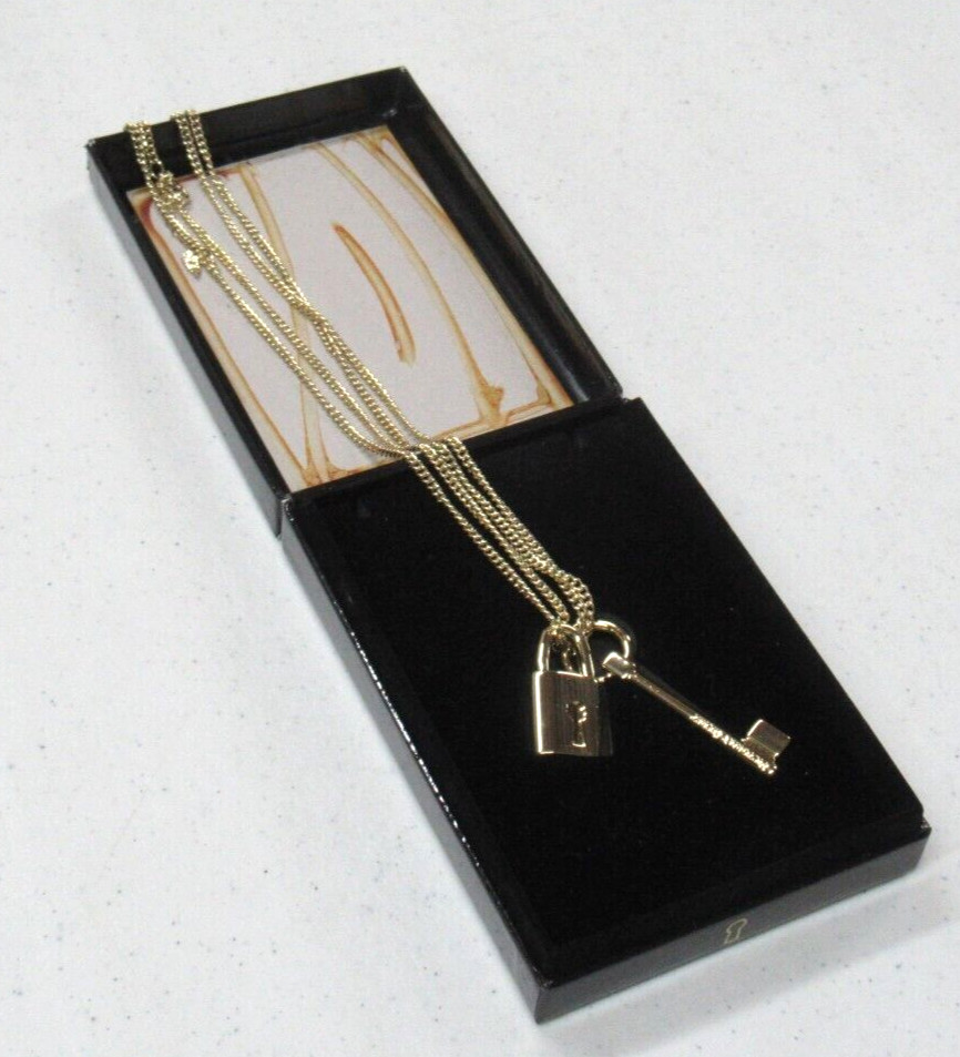 Victoria’s Secret Limited Edition “Scandalous” Lock and Key Necklace – $78