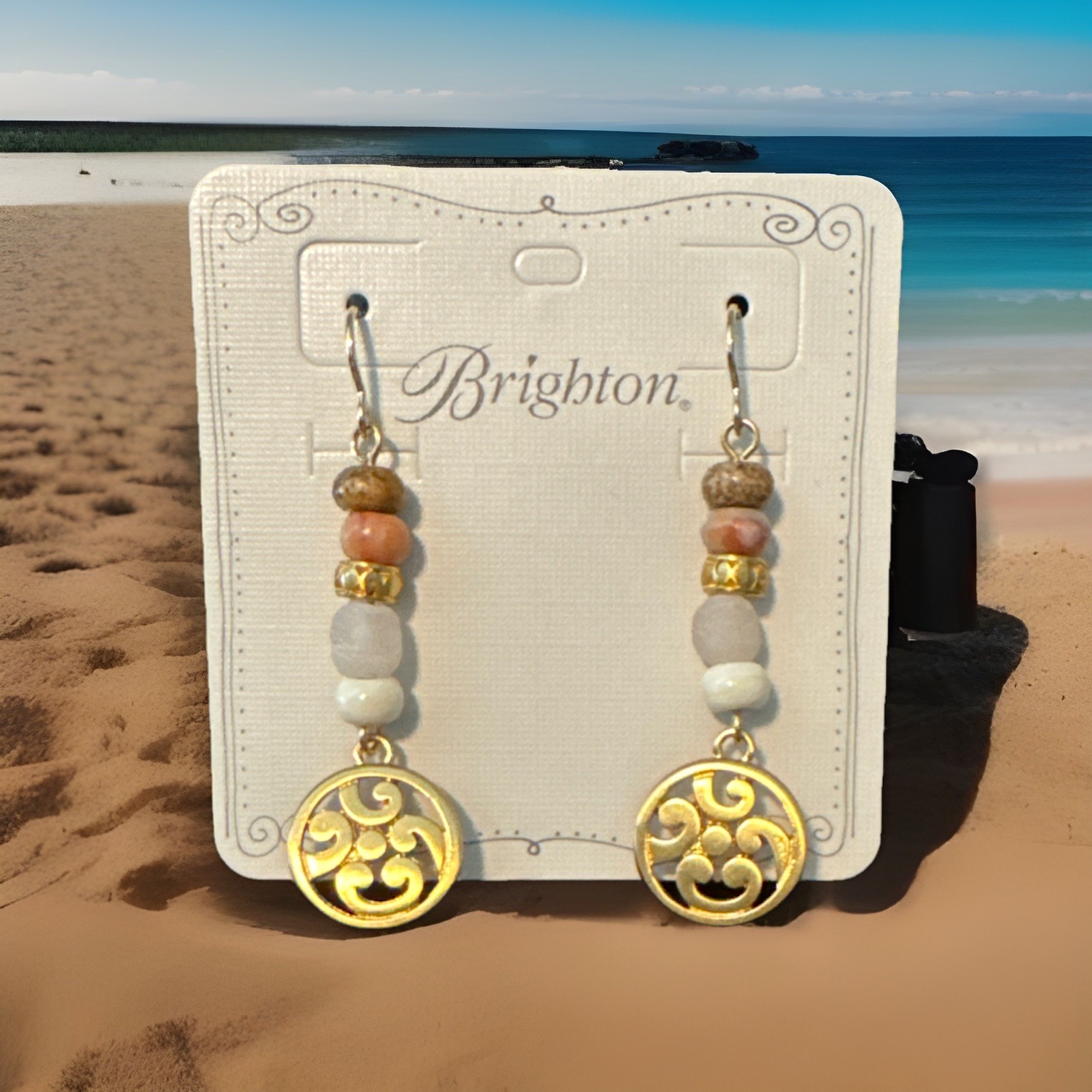 Brighton Contempo PLAYA ROSA Earrings French Wire List $78 NWT JA9985