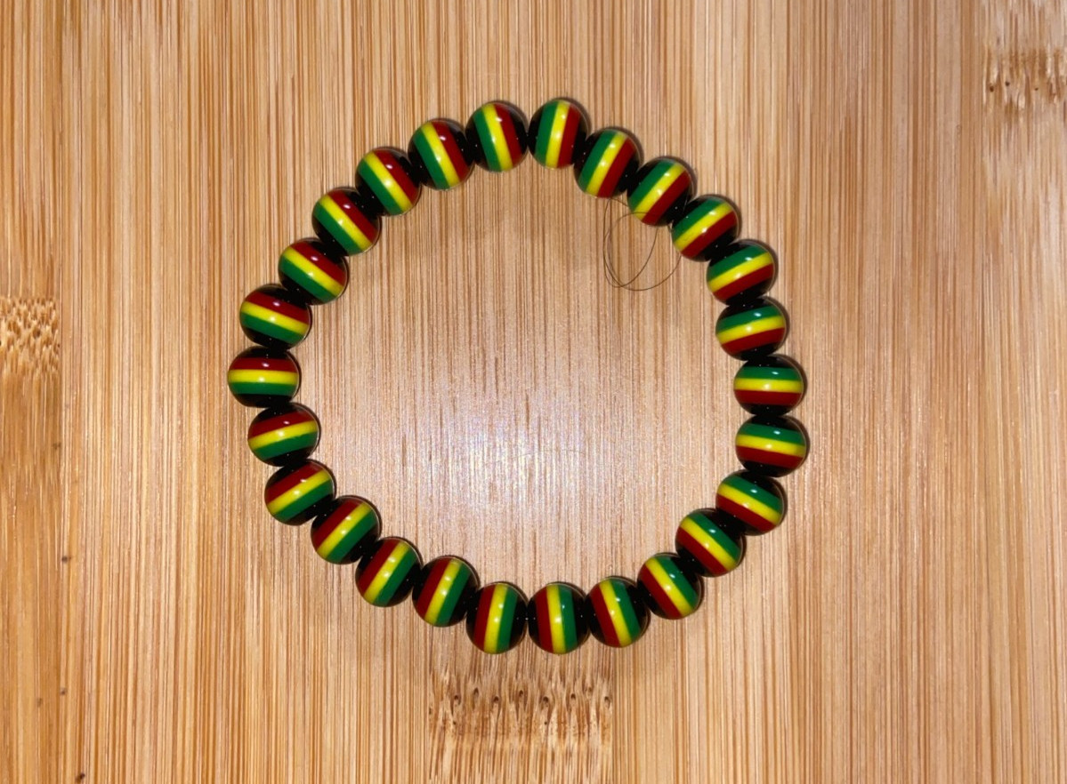 Juneteenth Beaded Stretch Bracelets (Made-to-Order)