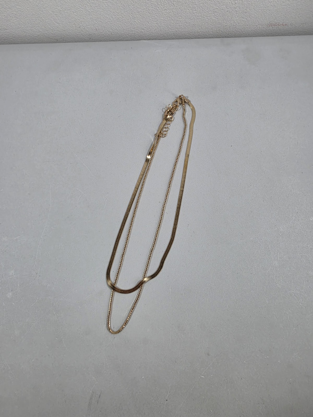 Ling & Bai Snake Chain Gold Necklace Unisex For Him Or Her Brand-New