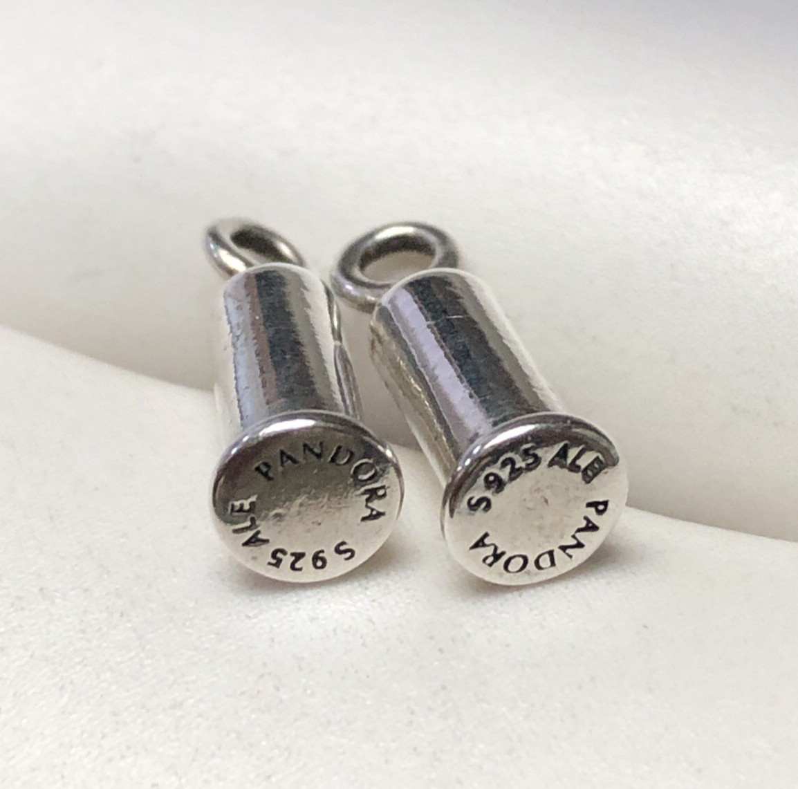 Authentic PANDORA Clear Pave Lights Charms, Barrels & Earring Hooks Collection!!