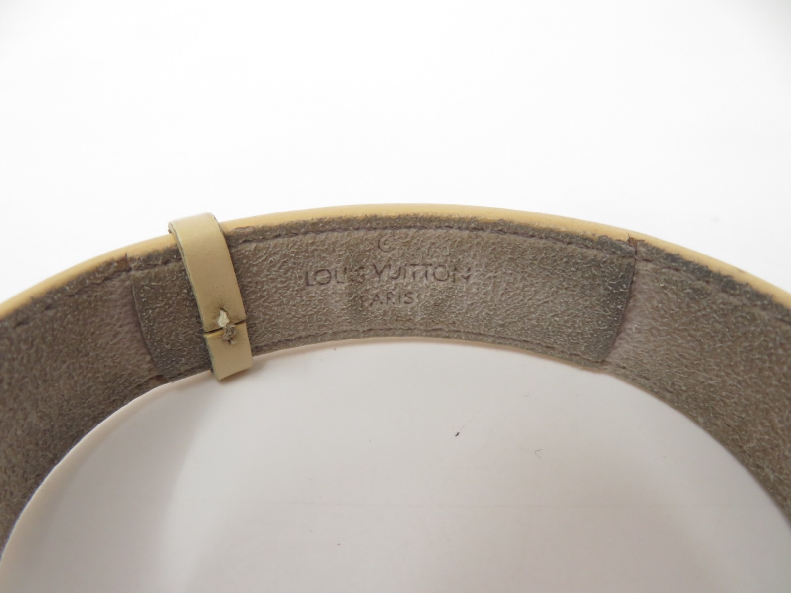 Authentic Louis Vuitton Monogram Vernis Good Luck Bracelet F#51376