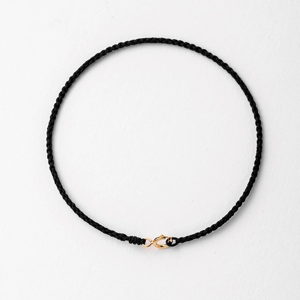Handmade Red String Bracelet Gold Clasp Protection Good Luck Rope Jewelry