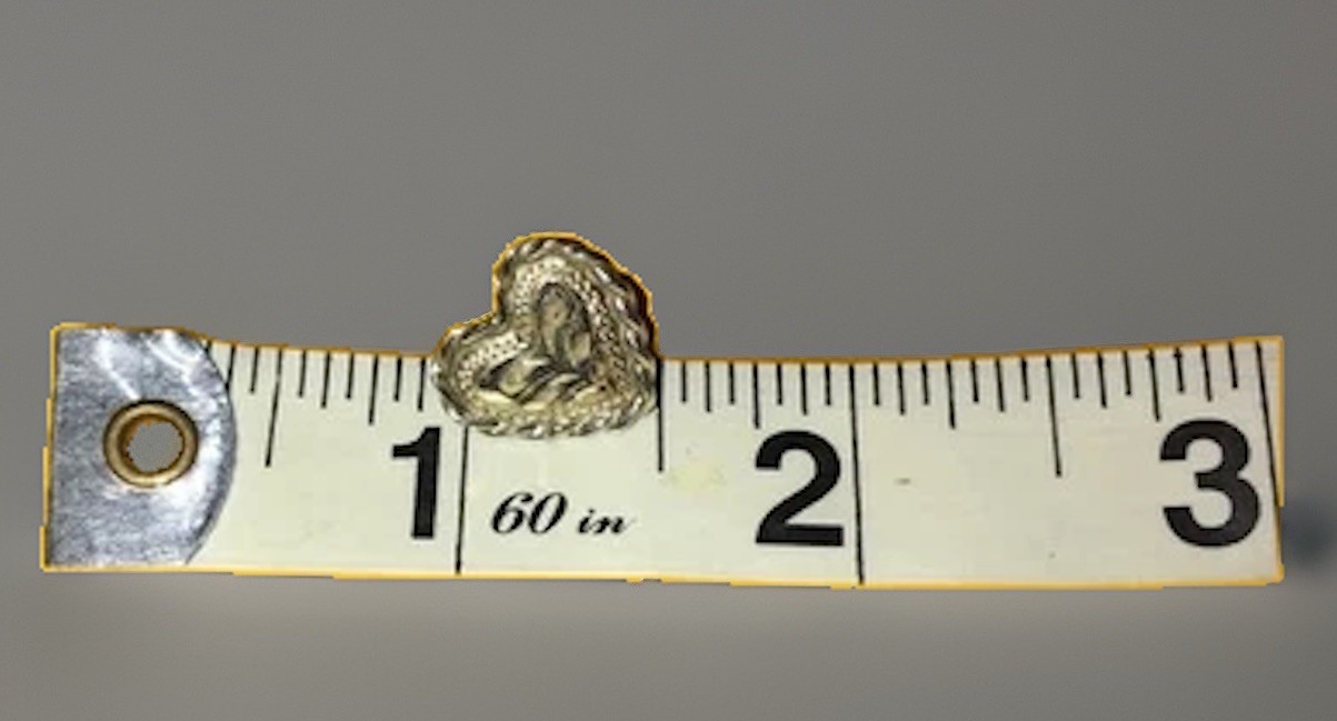 Fritch Brothers 1/2” Heart Rope Edge Post & Friction Back Earrings