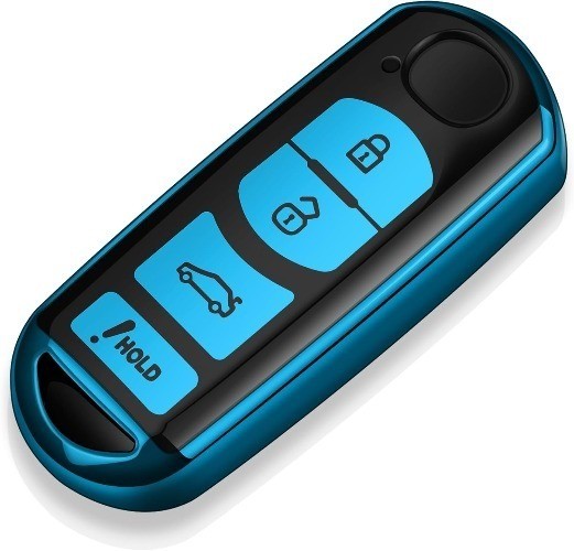 Key Fob Cover, Special Soft TPU Key Case Cover Protector Compatibl Color: Blue