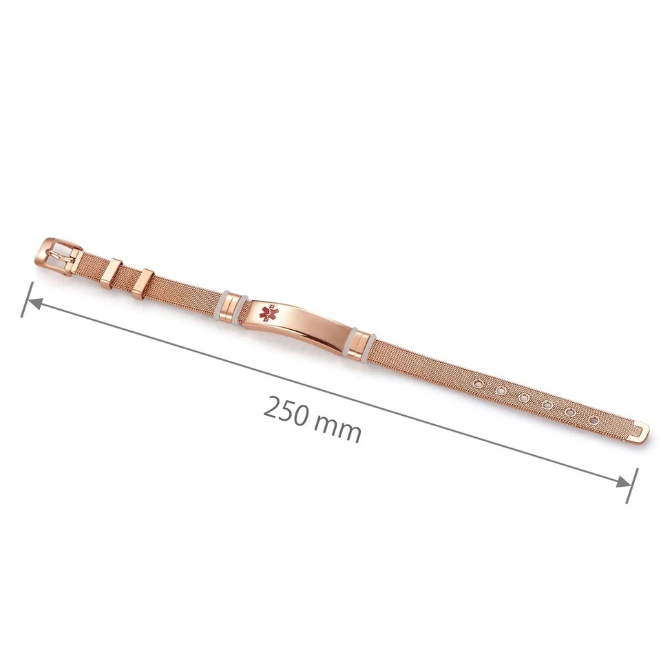 Red Medical Alert Blood Thinner Bracelet for Women Men’s Emergency First Aid …