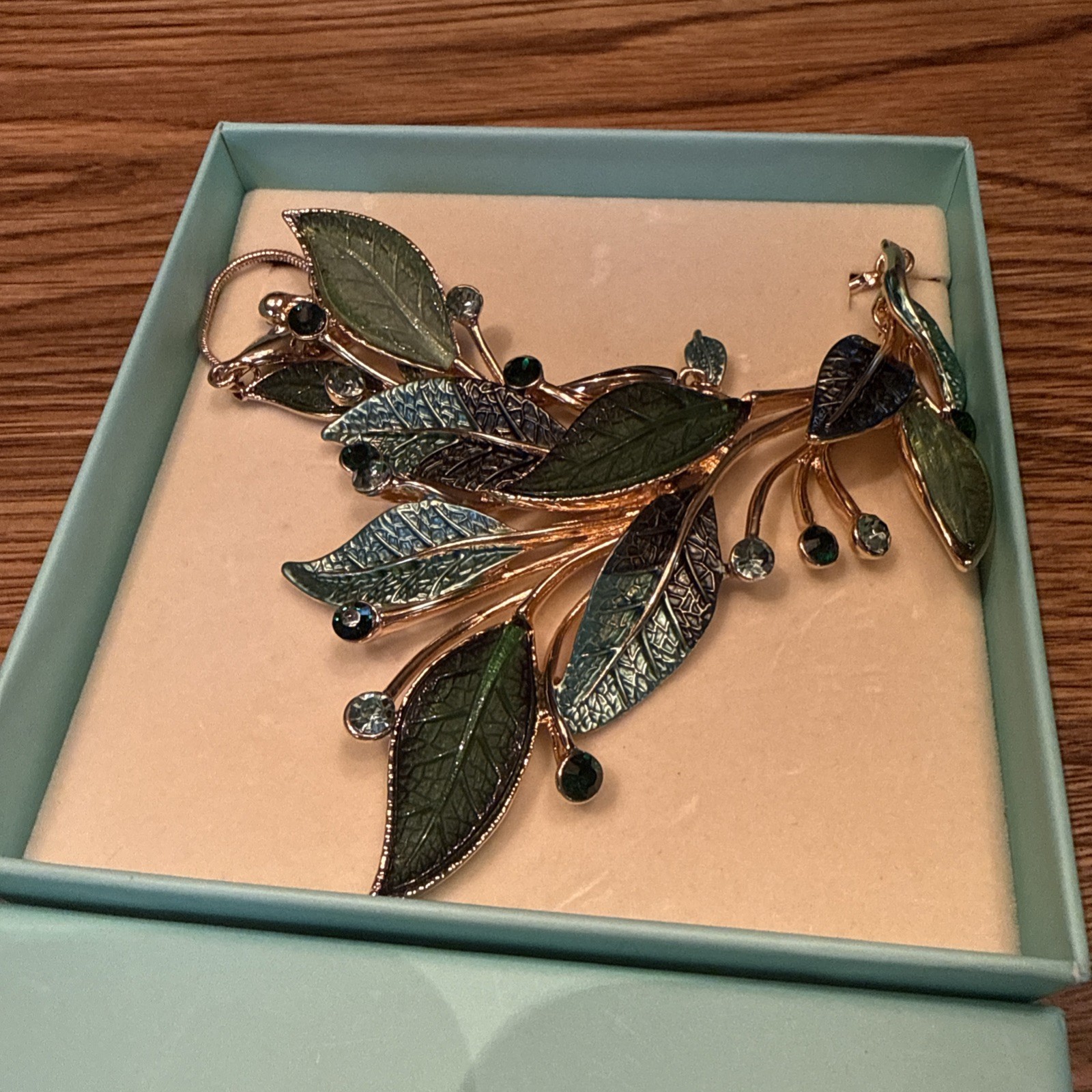 Vintage Chunky Statement Jewelry Set Retro Leaf Floral Geometric Bohemian Boho