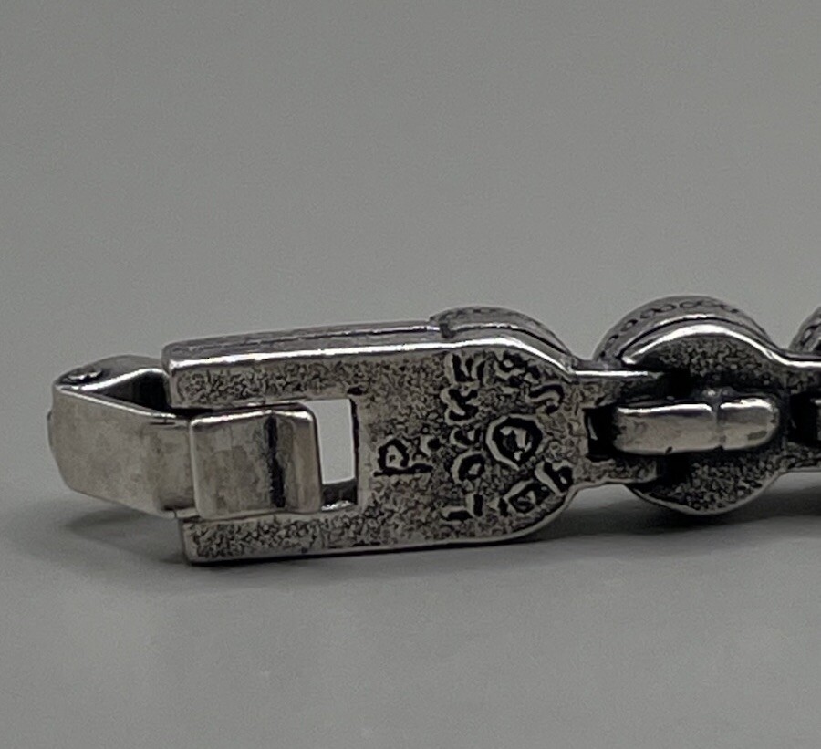 Patricia Locke USA Womens Tennis Bracelet Silver Plate Swarovski Crystal 7” 2006