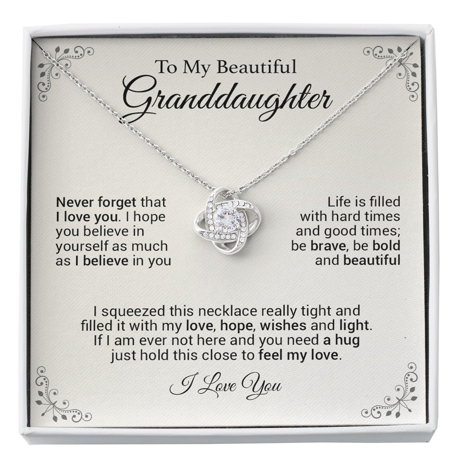 To My Granddaughter, Gift For Granddaughter, Granddaughter Gift from Grandma
