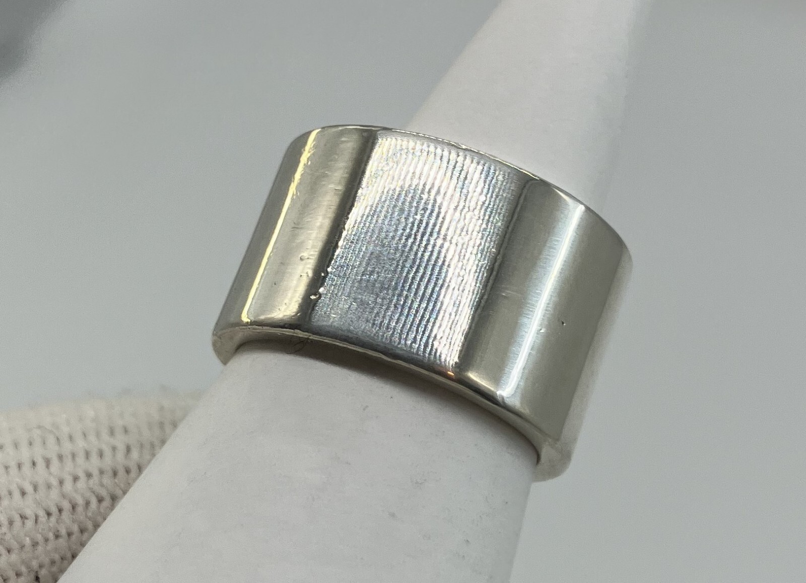 GUCCI Iconic Ring SV925 11.5g 12 (US 6.5)(52) Ring Width 1.2cm Free Shipping