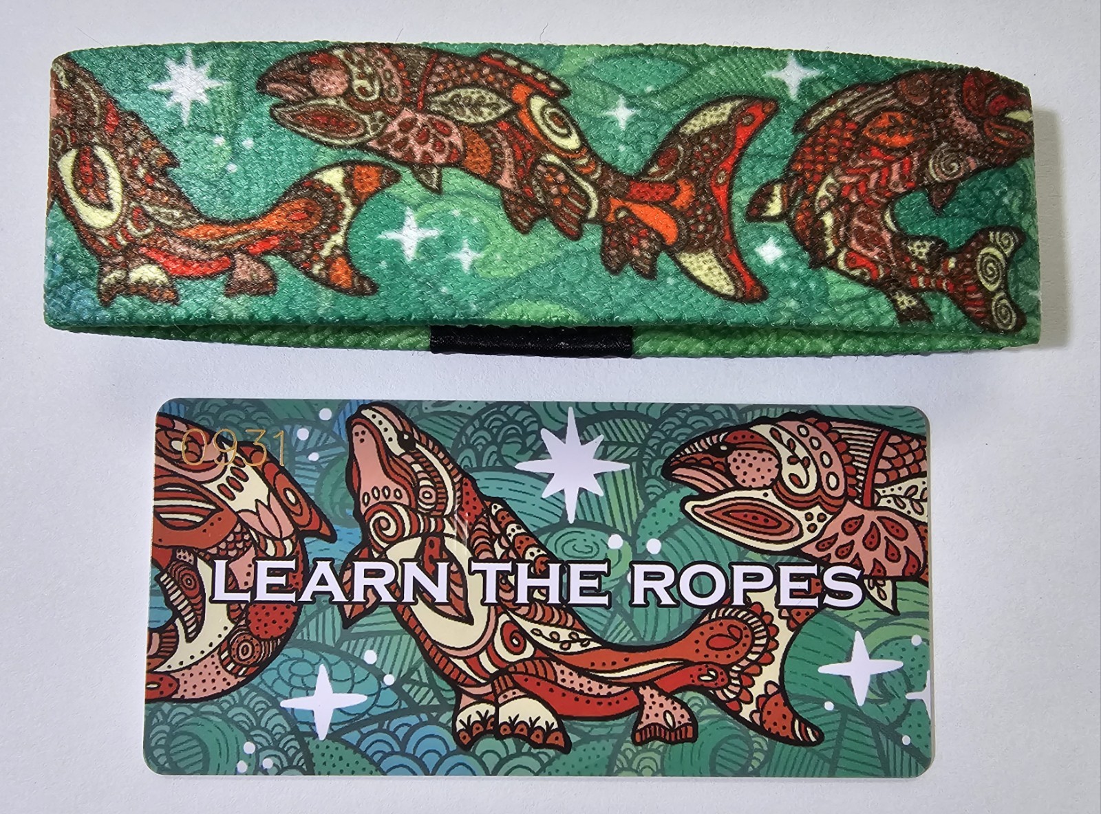 Zox Reversible Wrist Strap – LG – LEARN THE ROPES #931 – Tribal Fish