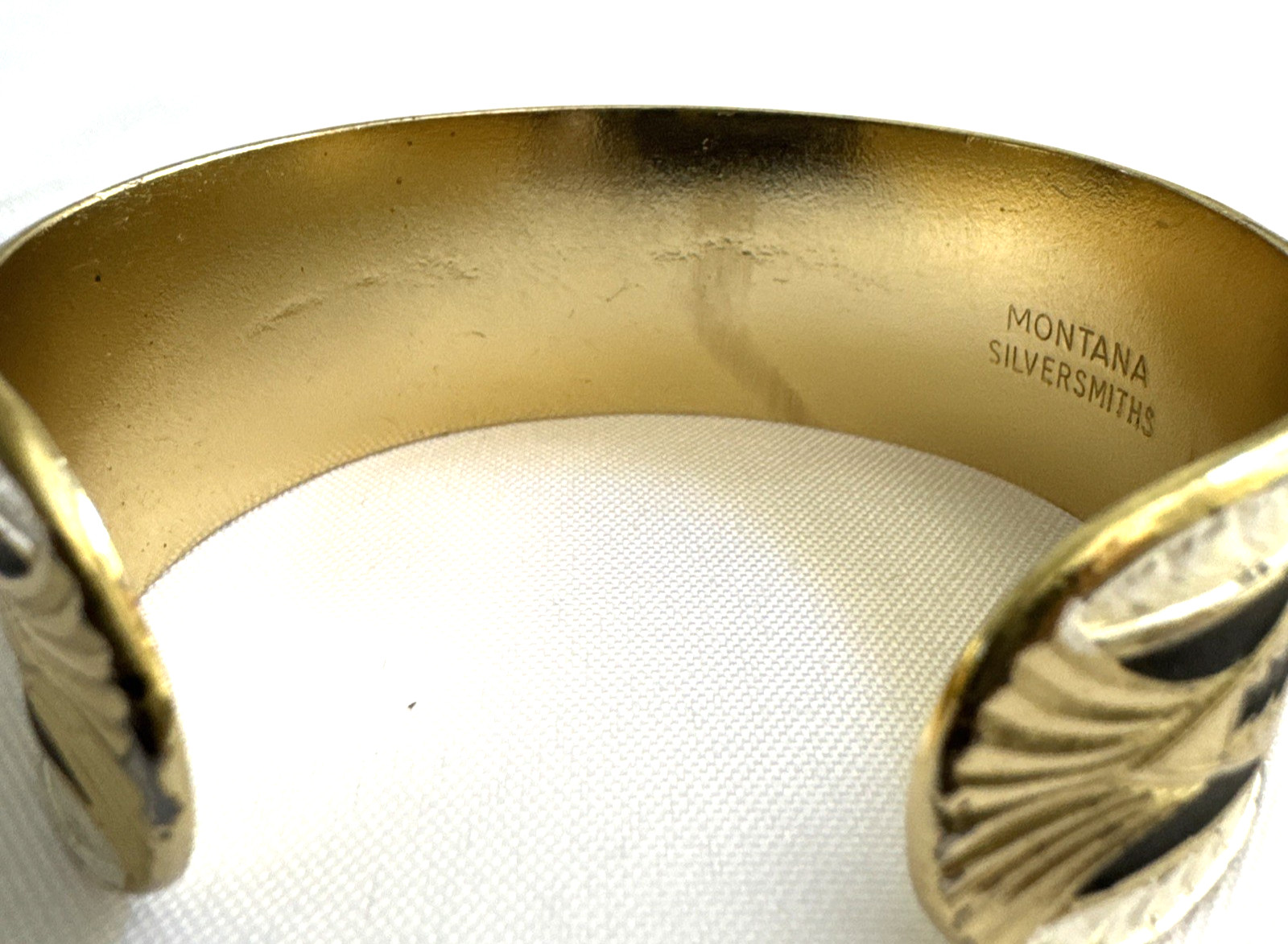 Montana Silversmiths Tri-Color Cuff Bracelet Western Southwestern Geometric