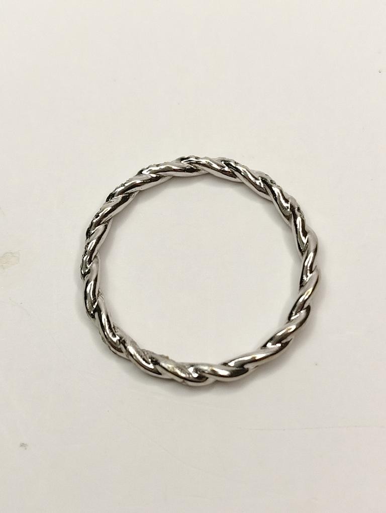 14K White Gold Lady’s Fashion Band sz 8 1.89G (SB1126259)