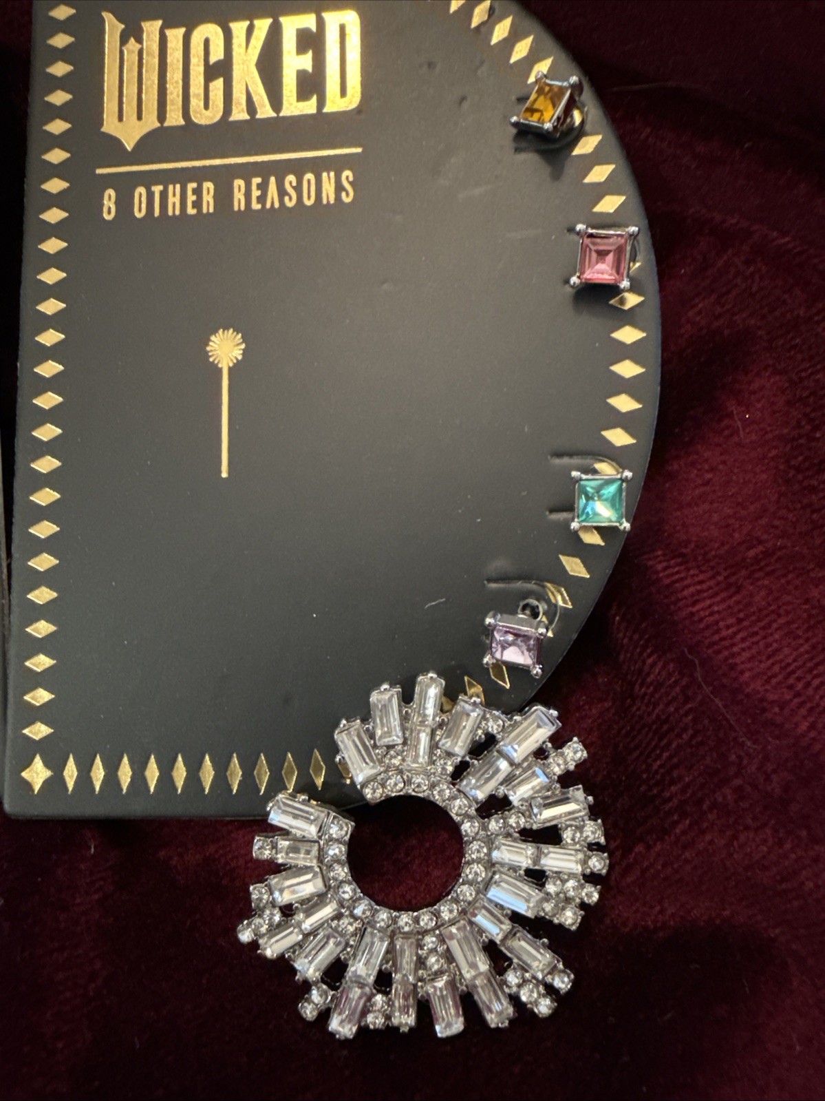 Wicked 8 Other Reasons X Revolve Glisten Earring Set Silver 10 Pieces Rhodium