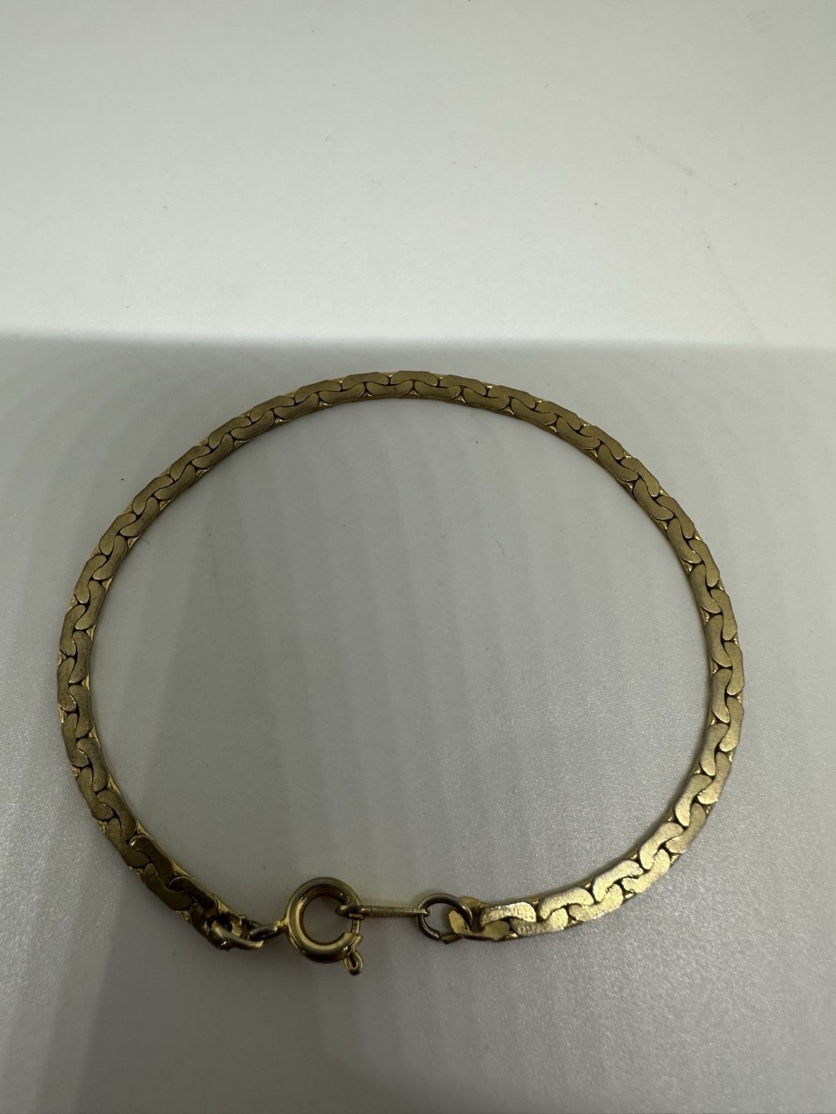 Gold Plated Bracelet 8in