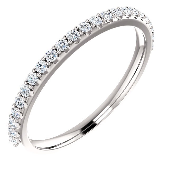 0.35 Carat Genuine G VS2 Diamond Eternity Ring in 14k Gold