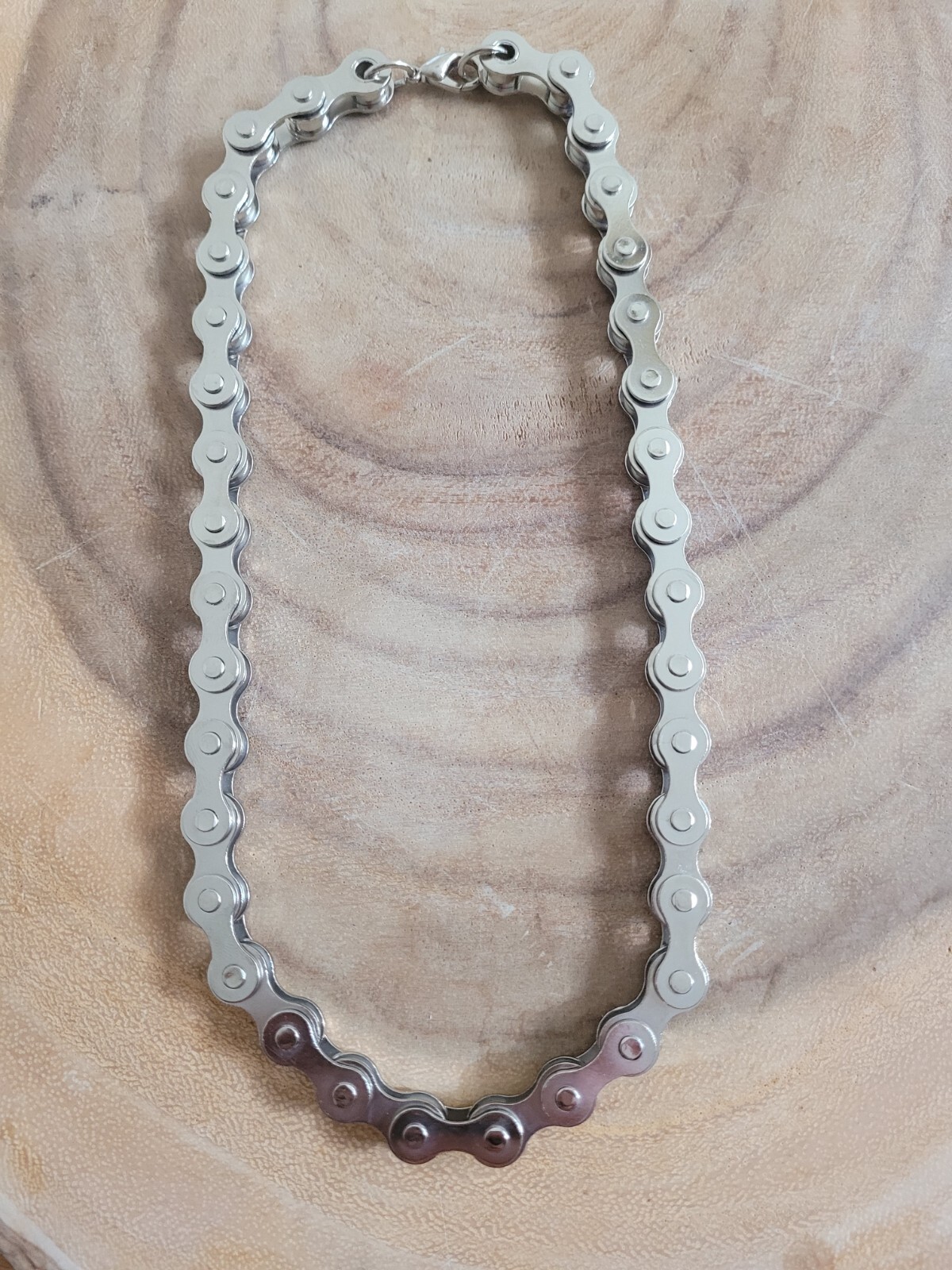 Bike Chain Necklace – 18″ Punk Heavy Biker Neck Chain