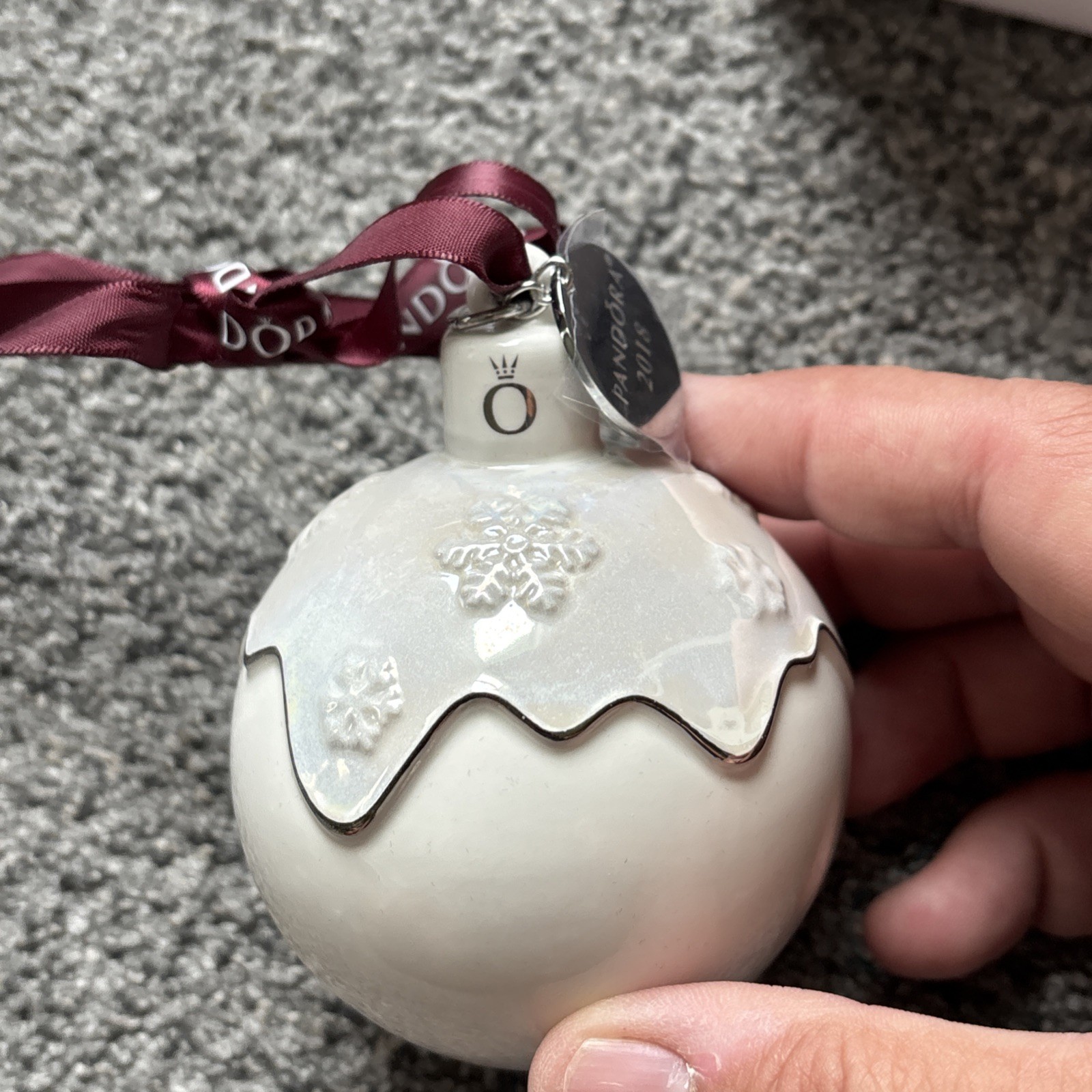 PANDORA Limited Edition 2018 Christmas Tree Porcelain Ornament