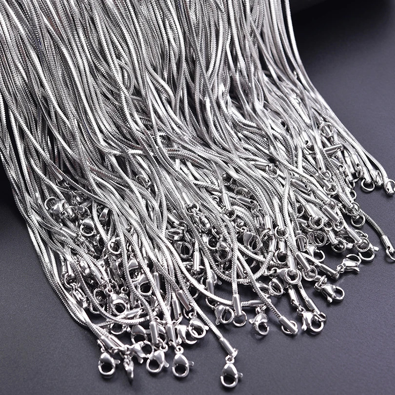High Quality Stainless Steel Snake Hanging Chain For Women Men Long Necklace…
