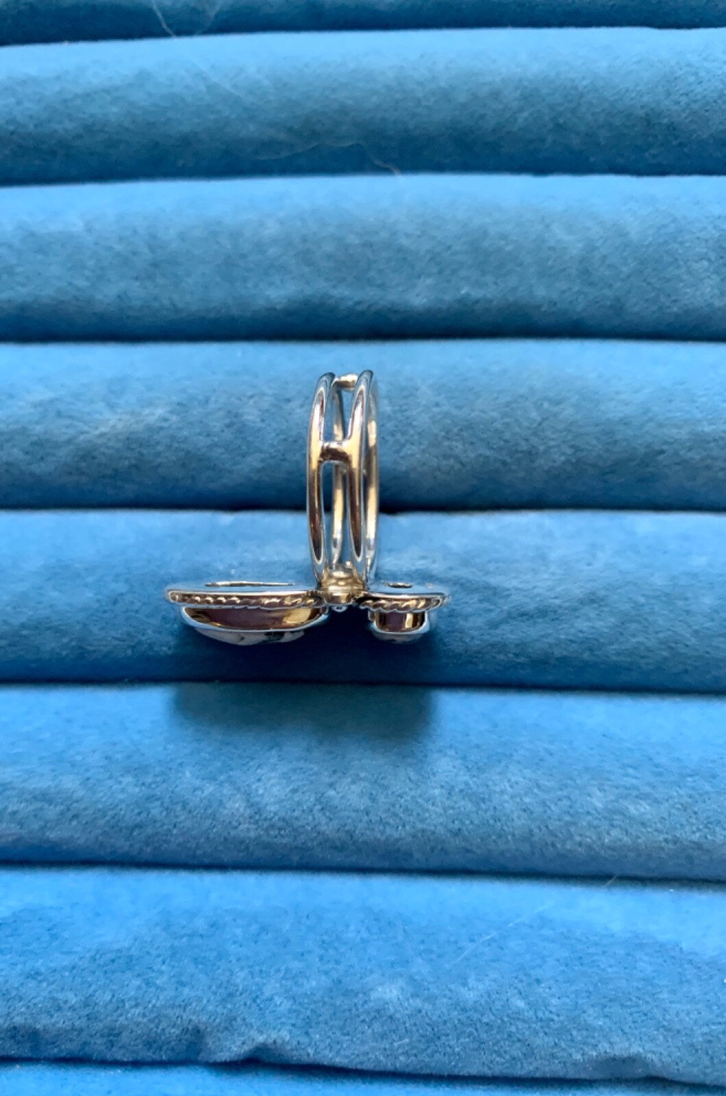 White Buffalo Ring in Sterling Silver (Size 6.0) 4.30 ctw