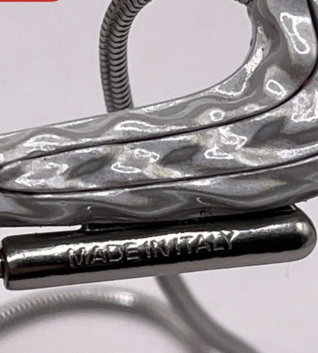 Nike After Dark Run Tour Medal 2025 Chain Necklace Silver Tone Made in Italy