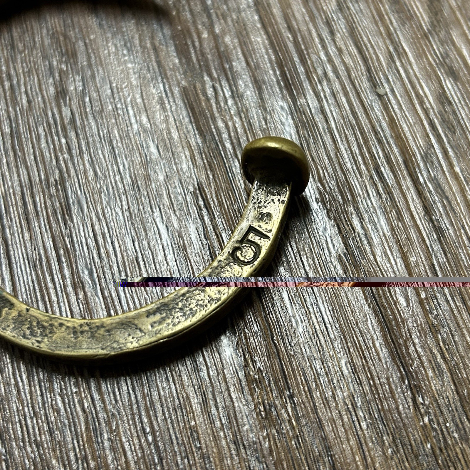 Le Beau Giles & Brother Limited Edition Open Cuff Railroad Spike Bracelet