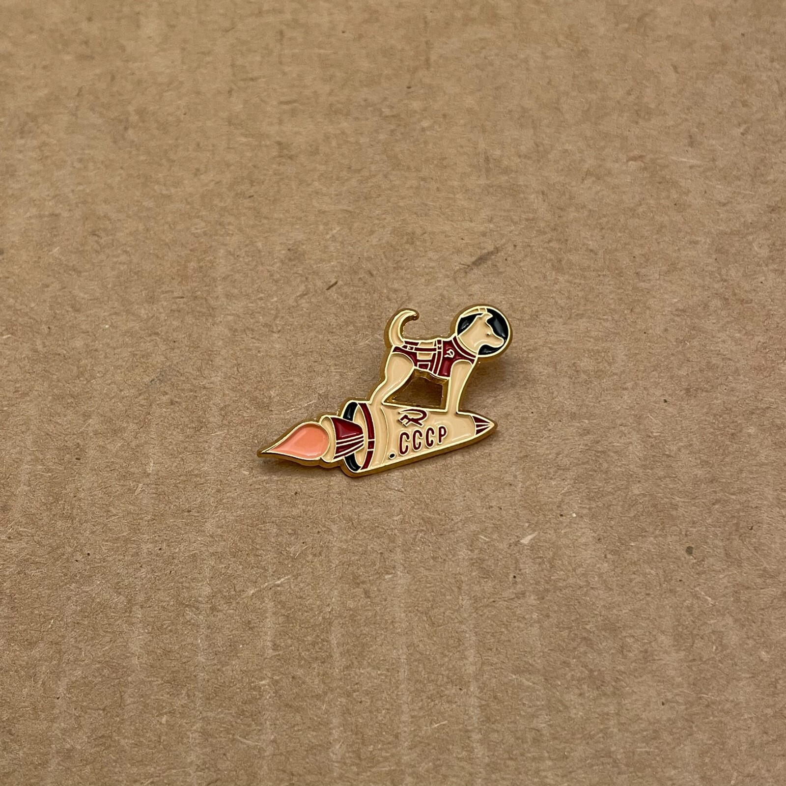 Pin – Space – CCCP – Dog Astronaut – Laika – Soviet Dog – USSR Soviet Space Dog