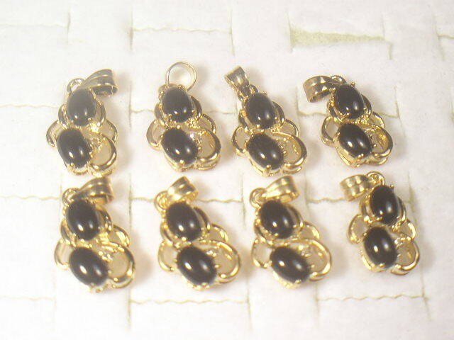 ** 8… ONYX DESIGNER SEMI-PRECIOUS GEMSTONE PENDANTS WHOLESALE LOT 6002