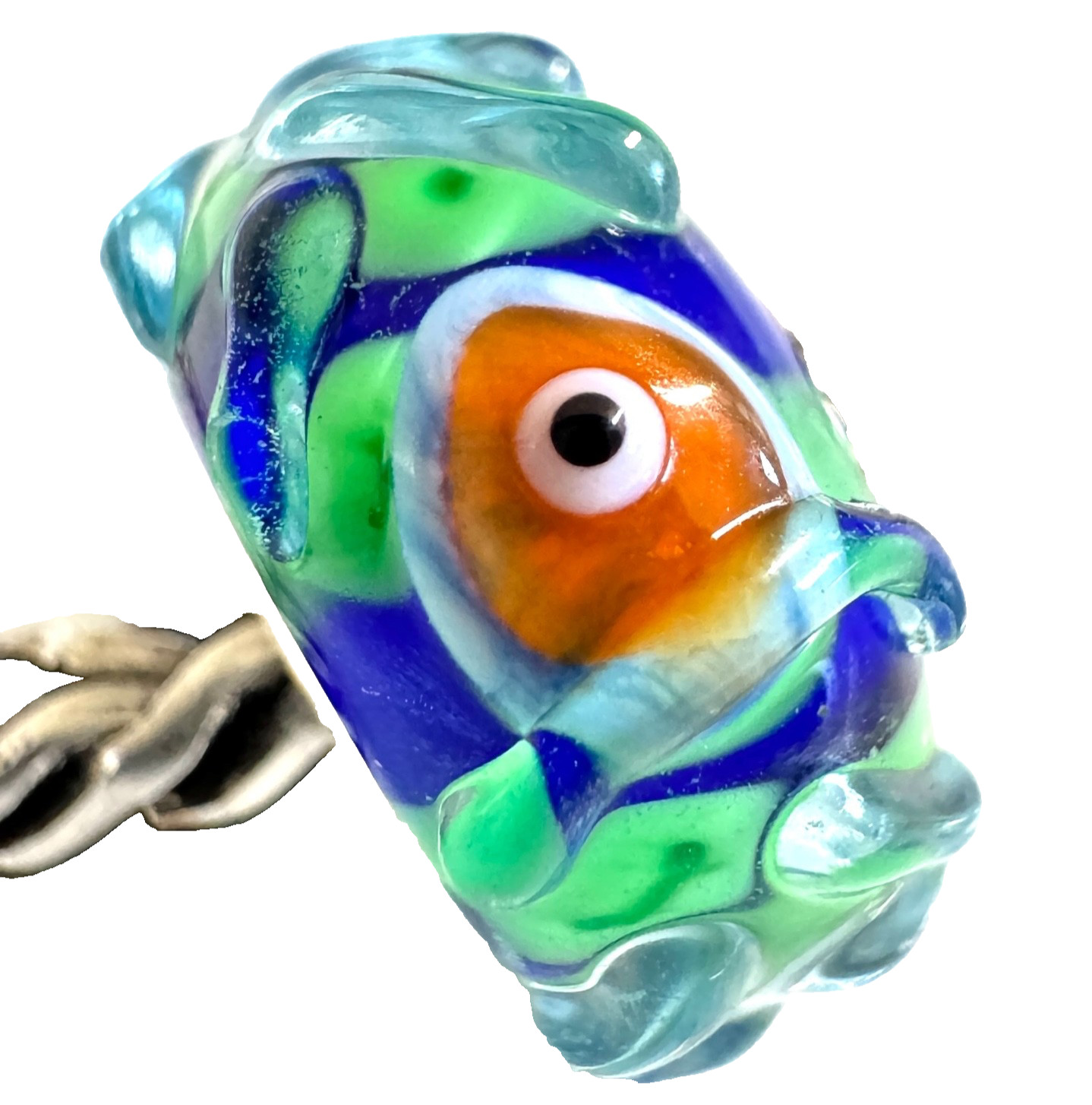 New💕 TROLLBEADS Critters Unique Fish Bead EVENT ONLY ONE OF A KIND🎏