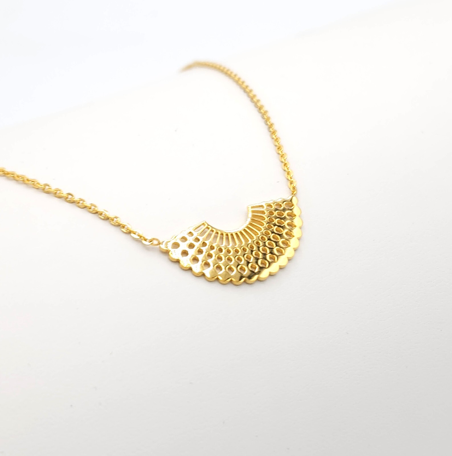 Egyptian Broad Collar [GOLD] Plated Necklace Pendant Jewelry Bib Ancient Pharaoh