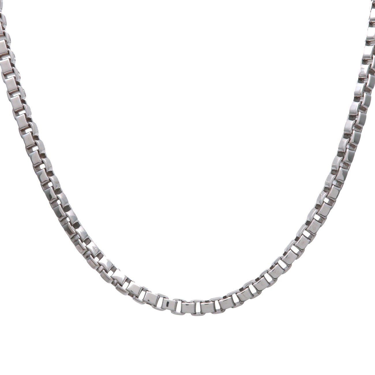 Tiffany & Co Venetian Link Necklace SV925 Silver Authentic Used F/S