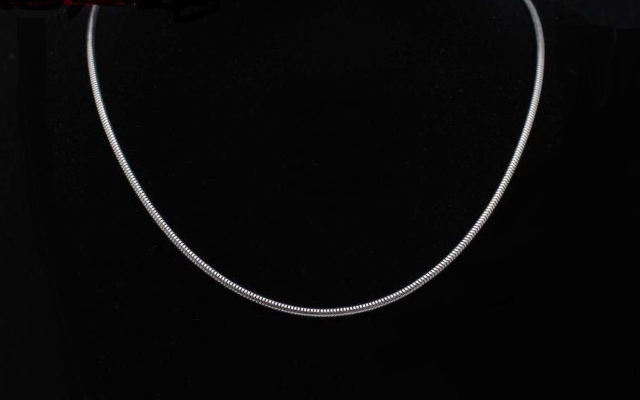 316L Stainless Steel Round Snake Chain Necklace – 2.5 mm – 18″ thru 24″