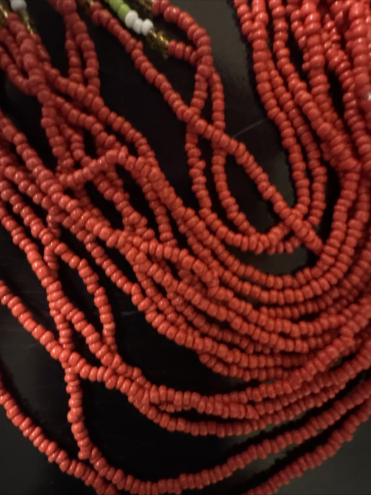 Glass Beaded Multiple Layered Necklace