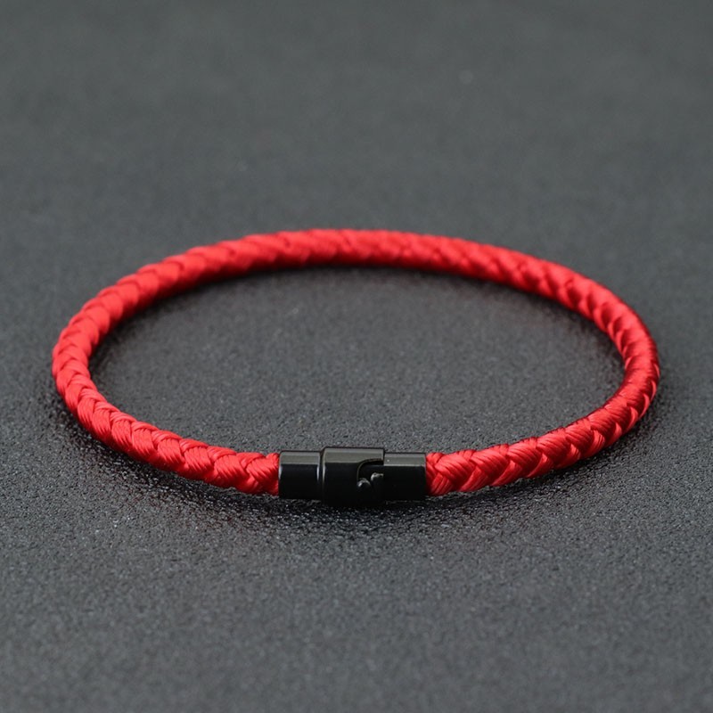 Braided Rope Bracelet Good Luck Fortune Couple Bracelet Cuff Bangle For Man Wome