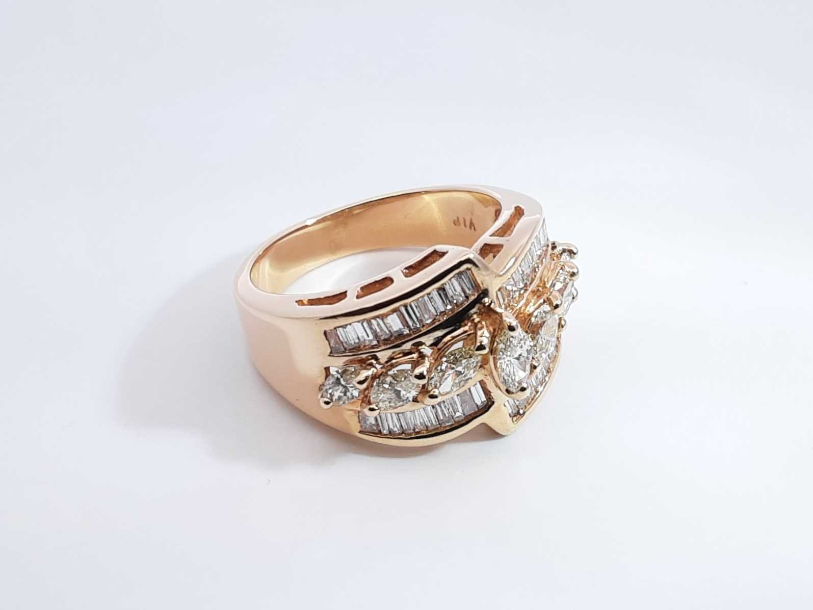 1.09 Cttw Diamond & 14k Yellow Gold Cluster Ring 7.9 Grams Size 7 Fw0426prxdu
