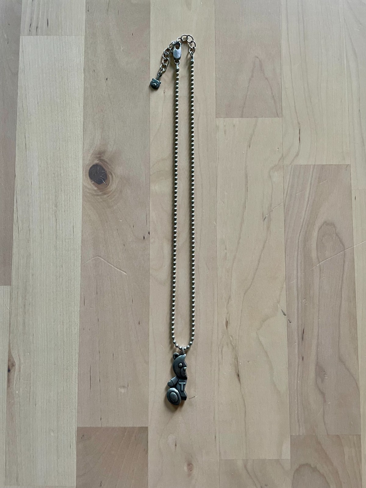 Teddy Fresh Bear Besties Best Friends Necklace Left Half NWOT NEW