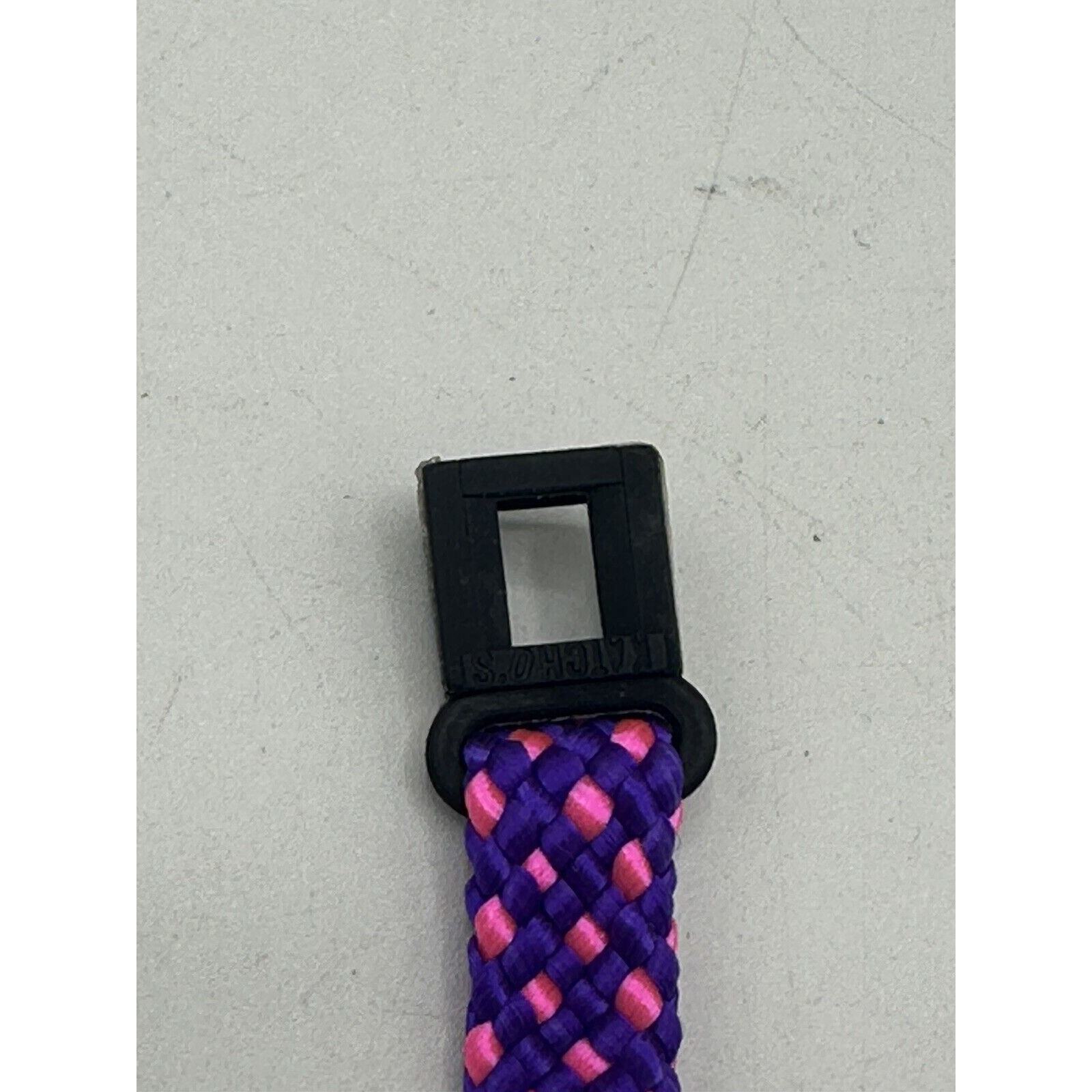 Katcho’s Bracelet Adult Unisex Surf Skate Braided Wrap Purple / Pink Vintage
