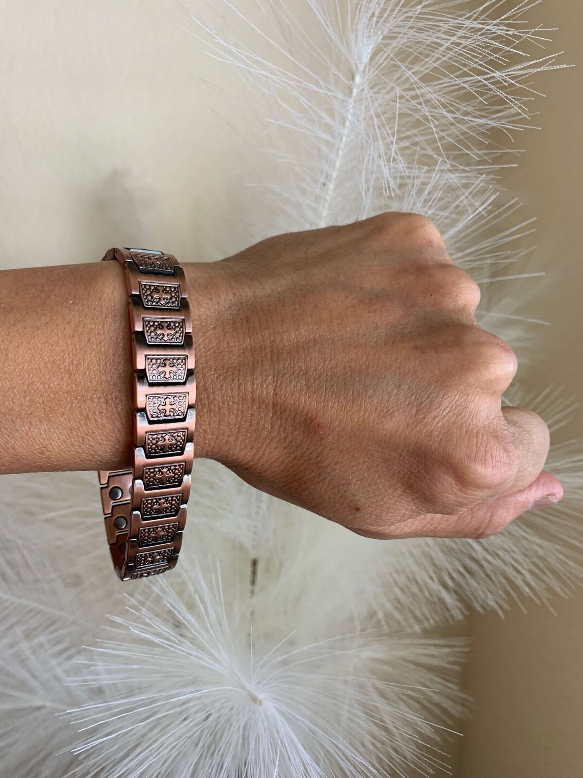 Pure Copper Magnetic Bracelet Arthritis Pain Relief Energy Strength men women