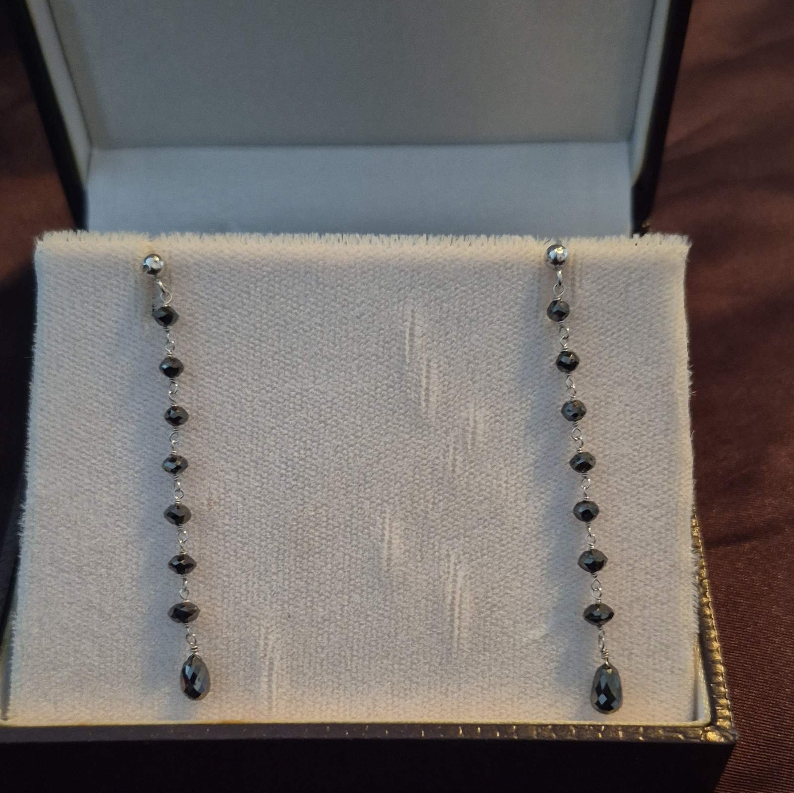 Ben Bridge Black Diamond Drop Earrings