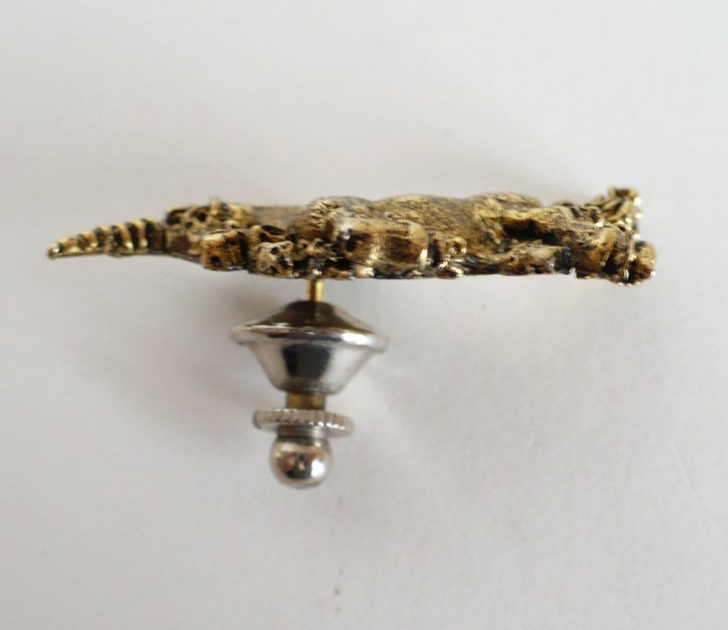 Vintage O’Hare Unicorn Mythical Fantasy Metal Bronze Tone Pin. Approx. 1.5″ Wide