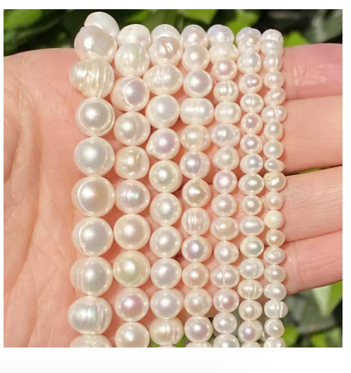 Natural Irregular Freshwater Pearl Loose Beads DIY Jewelry Making Necklace